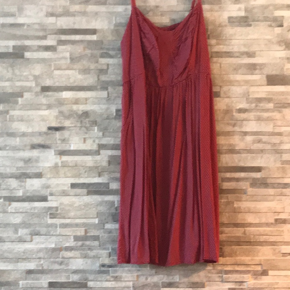 Red sun dress